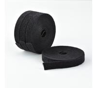 StarTech.com 4-pack 15ft (4.6m) Hook and Loop Roll, 0.5in Wide, Black, Cut-to-Size Reusable Cable Ties, Fastener Tape, Adjustable Fabric Wraps, Bulk Roll