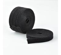 StarTech.com 4-pack 15ft (4.6m) Hook and Loop Roll, 0.5in Wide, Black, Cut-to-Size Reusable Cable Ties, Fastener Tape