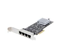StarTech.com 4-Port 2.5Gbps NBASE-T PCIe Network Card, Intel I225-V, Quad-Port C