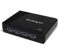 StarTech.com 4 Port Black SuperSpeed USB 3.0 Hub
