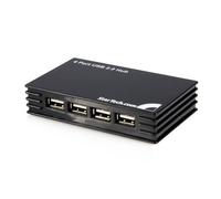 StarTech.com 4 Port Black USB 2.0 Hub