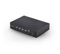 StarTech.com 4-Port DisplayPort KVM Switch with Mouse Roaming and Multi-View / Picture-in-Picture 4K 60Hz USB 3.0 (5Gbps) Hub Hotkey Control TAA Compliant