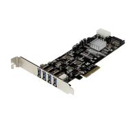 StarTech.com 4 Port Dual Bus PCI Express PCIe SuperSpeed USB 3.0 Card Adaptor wi