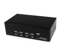 StarTech.com 4 Port Dual DVI USB KVM Switch with Audio & USB 2.0 Hub