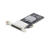 StarTech.com 4-Port GbE SFP Network Card, PCIe 2.0 x2 (x4, x8, x16 Compatible), Intel I350-AM4 4x 1GbE Controller, 1000BASE Copper/Fiber Optic, Desktop/Server Quad-Port Gigabit Ethernet NIC - Windows