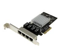 StarTech.com 4-Port Gigabit Ethernet Network Card - PCI Express. Intel