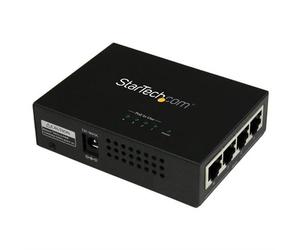 StarTech.com 4-Port Gigabit Midspan - PoE+ Injector - 802.3at/af - TAA