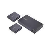 StarTech.com 4-Port HDMI Extender and Splitter Over CAT6, 4K 60Hz, Up to 230ft (70m), 1x4 HDMI over Ethernet Distribution Kit with IR and Power Over Cable