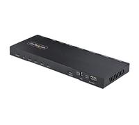 StarTech.com 4-Port HDMI Splitter, 4K 60Hz HDMI 2.0 Video, 4K HDMI Splitter w/ Built-in Scaler, HDMI Splitter 1 In 4 Out, 3.5mm/Optical Audio Port, HDMI Display/Output Splitter