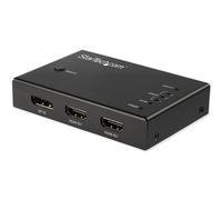 StarTech.com 4-Port HDMI Video Switch - 3x HDMI and 1x DisplayPort - 4K 60Hz