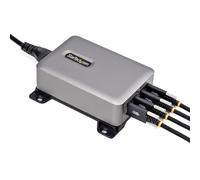 StarTech.com 4-Port Multi USB-C Charger, Total 240W, Single Port 140W EPR, PD 3.1, Screw Lock, Meeting Rooms