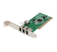 StarTech.com 4 port PCI 1394a FireWire Adapter Card - 3 External 1 Internal