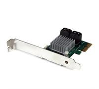 StarTech.com 4 Port PCI Express 2.0 SATA III 6Gbps RAID Controller Card with HyperDuo SSD Tiering - TAA Serial ATA Serial ATA III PCI Express 0 1 10 JBOD 6 Gbit/s Marvell - 88SE9230 48 bit