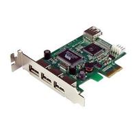 StarTech.com 4 Port PCI Express Low Profile High Speed USB Card