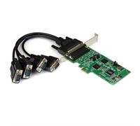 StarTech.com 4 Port PCI Express PCIe Serial Combo Card - 2 x RS232 2 x RS422 / RS485 - TAA