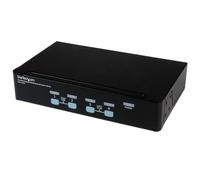 StarTech.com 4 Port Rack Mountable USB KVM Switch with Audio & USB Hub