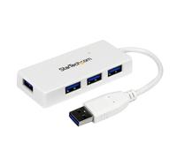 Startech.Com 4 Port Superspeed Mini Usb 3.0 Hub White