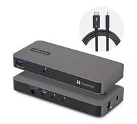 StarTech 4-Port Thunderbolt 5 Hub with Thunderbolt Share KVM, 80 / 120Gbps, 8K Multi-Display, 140W PD, USB-A 10Gbps, TB4 & USB4, MacBook M4 Pro M4 Max M5