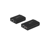 StarTech.com 4-port Usb 2.0 Extender Hub Over Cat5e/cat6 in Black StarTech.com Black