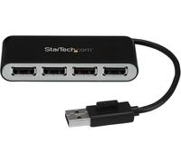 StarTech.com 4 Port USB 2.0 Hub - USB Bus Powered - Portable Multi Port USB 2.0