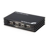 StarTech.com 4 Port USB 2.0 Hub with Power Adapter - Black - 3ft USB 2.0 A/B mal