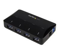 StarTech.com 4-Port USB 3.0 Hub plus Dedicated Charging Port - 1 x 2.4A Port~4-Port USB 3.0 Hub (5Gbps) plus Dedicated Charging Port - 1 x 2.4A Port