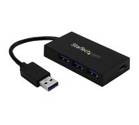 StarTech.com 4 Port USB 3.0 Hub - USB Type-A Hub with 1x USB-C & 3x USB-A Ports (SuperSpeed 5Gbps) - USB Bus Powered - USB 3.1 Gen 1 Adapter Hub - Portable/Laptop USB Hub~4 Port USB 3.0 Hub - USB Type