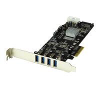 StarTech.com 4-Port USB 3.0 PCI Express Card Adapter - PCIe SuperSpeed