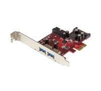 Startech.com 4 Port USB 3.0 PCIe 4.0 Adapter Card, 2x USB Type-A External, 1x ID