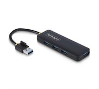 StarTech.com 4-Port USB-A Hub 5Gbps Bus Powered Small Travel Mini USB Hub Multi-Port USB 3.0 Splitter Portable USB Hub Overcurrent Protection (OCP)