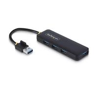 StarTech.com 4-Port USB-A Hub 5Gbps Bus Powered Small Travel Mini USB Hub Multi-Port USB 3.0 Splitter Portable USB Hub Overcurrent Protection (OCP)