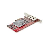 StarTech.com 4-Port USB-A PCIe Card, USB 3.2 10Gbps, PCI Express 3.0 Expansion Card, 4x Independent USB Controllers, Windows/Linux/macOS, TAA-Compliant