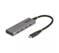 StarTech.com 4-Port USB-C Hub 10Gbps 100W PD Charging 4x USB-C Ports Overcurrent Protection PCR Aluminum For MacBook / Dell / ThinkPad / HP / iPad / Tablet