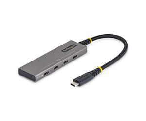 StarTech.com 4-Port USB-C Hub, 10Gbps, 100W PD Charging, 4x USB-C Ports, Overcurrent Protection, PCR Aluminum, For MacBook / Dell / ThinkPad / HP / iPad / Tablet