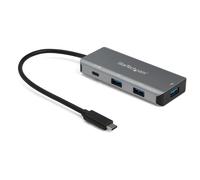 StarTech.com 4 Port USB C Hub (10Gbps) to 3x USB-A & 1x USB-C - 100W Power Delivery Passthrough Charging - Portable USB 3.1 Gen 2/USB 3.2 Gen 2 Type C Laptop Adapter - Works w/ TB3~4 Port USB C Hub (10Gbps) to 3x USB-A & 1x USB-C - 100W Power Delivery Pas