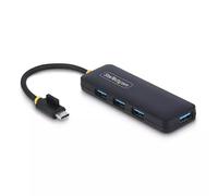 StarTech.com 4-Port USB-C Hub 5Gbps USB-C to 4x USB-A Bus Powered Small Travel Mini Hub Multi-Port USB 3.0 Splitter Portable Hub Overcurrent Protection