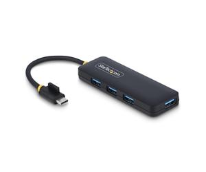 StarTech.com 4-Port USB-C Hub, 5Gbps, USB-C to 4x USB-A, Bus Powered, Small Travel Mini Hub, Multi-Port USB 3.0 Splitter, Portable Hub, Overcurrent Protection