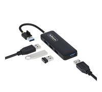 StarTech.com 4-Port USB-A Hub 5Gbps Bus Powered Small Travel Mini USB Hub Multi-Port USB 3.0 Splitter Portable USB Hub Overcurrent Protection (OCP)