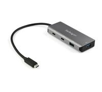 StarTech.com 4 Port USB C Hub w/ 2x USB A & 2x USB C - SuperSpeed 10Gbps USB Type-C 3.1/3.2 Gen 2 Hub - USB Bus Powered - Portable USB-C to USB Adapter Hub - Aluminum - 25cm(9.8") Cable~4 Port USB C Hub w/ 2x USB A & 2x USB C - SuperSpeed 10Gbps USB Type-