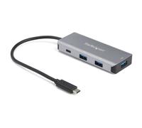 StarTech.com 4 Port USB C Hub w/ 3x USB A & 1x USB C - SuperSpeed 10Gbps USB Type-C 3.1/3.2 Gen 2 Hub - USB Bus Powered - Compact USB-C to USB Adapter Hub - Portable/Laptop Hub - Aluminum~4 Port USB C