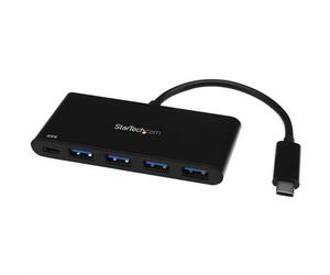 StarTech.com 4 Port USB C Hub with 4 USB Type-A Ports (USB 3.0 SuperSpeed 5Gbps) - 60W Power Delivery Passthrough Charging - USB 3.2 Gen 1 Laptop Hub Adapter - MacBook Dell USB 3.2 Gen 1 (3.1 Gen 1) T