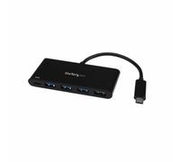 StarTech.com 4 Port USB C Hub with 4 USB Type-A Ports (USB 3.0 SuperSpeed 5Gbps) - 60W Power Delivery Passthrough Charging - USB 3.1 Gen 1/USB 3.2 Gen 1 Laptop Hub Adapter - MacBook, Dell~4 Port USB C Hub with 4 USB Type-A Ports (USB 3.0 SuperSpeed 5Gbps)