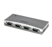 StarTech.com 4 Port USB to RS232 Serial DB9 Adapter Hub