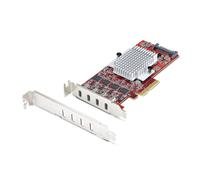 StarTech.com 4-Port USB Type-C PCIe Card, USB 3.2 10Gbps, USB-C PCI Express Expansion Card, 4x Independent USB Controllers, Windows/Linux/macOS, TAA-Compliant