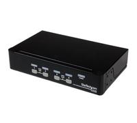 StarTech. com 4 Port VGA KVM Switch USB 2.0 1U Rack Bookcase Input Device (VGA, 1920 x 1440 pixels; Black; 5 - 40 °C; -20 - 60 °C; 0 - 80%)