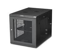 StarTech.com 4-Post 12U Wall Mount Network Cabinet with 1U Shelf, 19" Hinged Wal