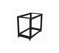 StarTech.com 4-post 15u Mobile Open Frame Server Rack in Black StarTech.com Black