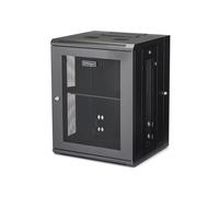 StarTech.com 4-Post 15U Wall Mount Network Cabinet with 1U Shelf, 19" Hinged Wal