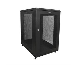 StarTech.com 4-Post 18U Server Rack Cabinet Lockable 19" Data Rack Cabinet for Computer / AV / IT Equipment Office / Home Network Rack with Casters & Adjustable Mounting Rails Freestanding rack 18U 45