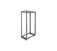 StarTech.com 4-post 42u Mobile Open Frame Server Rack in Black StarTech.com Black